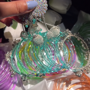 Jelly Bangles & Jhumka Set