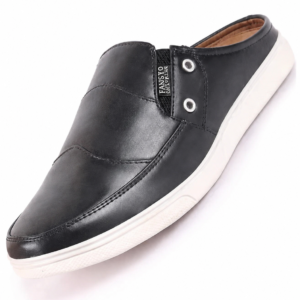 Black Casual Slip-On Shoes